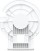 Ubiquiti Βάση Τοίχου για UniFi Access Point, Λευκό, Συμβατό με Πλήρες Μέγεθος (Full Size)
