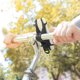 Bone Bike Tie X Βάση Smartphone για Ποδήλατο, Ρυθμιζόμενη από Σιλικόνη για Κινητά 4-6", Μαύρη