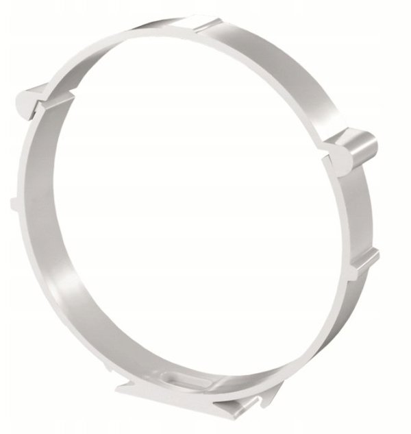 Uchwyt kanalu okraglego fi 100mm bialy KO100-7