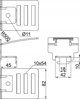 Uchwyt panelu dolny UPDMC 857016