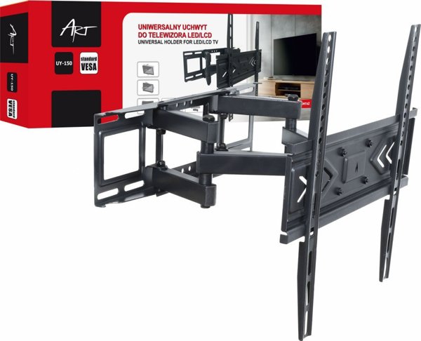 Art UY-150 Βάση Τοίχου για TV LED/LCD 32"-70" έως 40kg, Ρυθμιζόμενη, 52-350mm