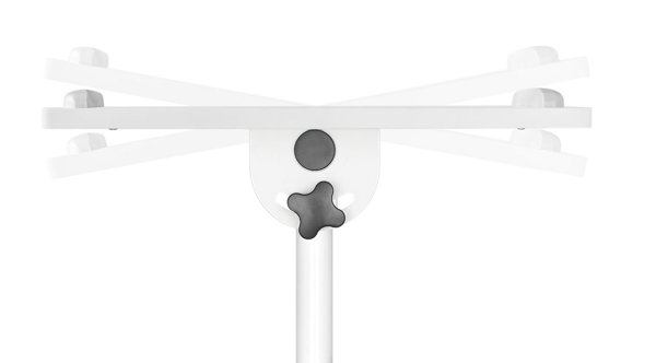 Vivolink VLPS100 Καρότσι Προβολέα Δαπέδου, Λευκό, 850mm, από MDF και Ατσάλι