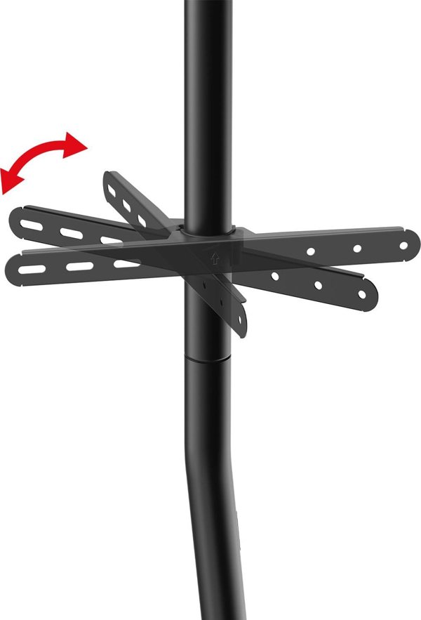 Επιδαπέδια βάση τηλεόρασης Maclean, 32-70", μέγ. VESA 400x400, μέγ. 40kg, MC-494