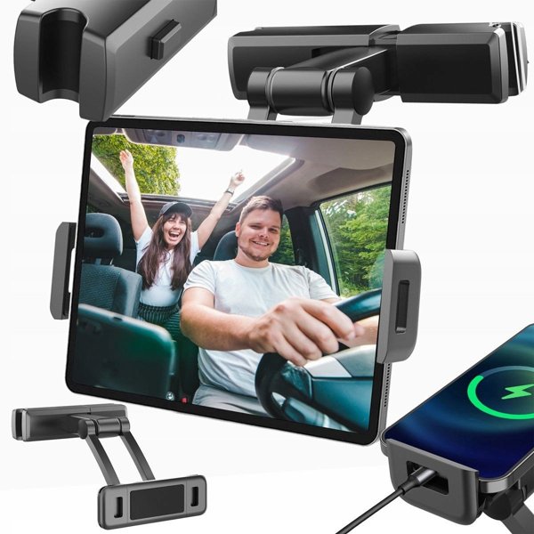 Bauer Cr1 Βάση Στηρίγματος Αυτοκινήτου για Smartphone & Tablet έως 12.3"