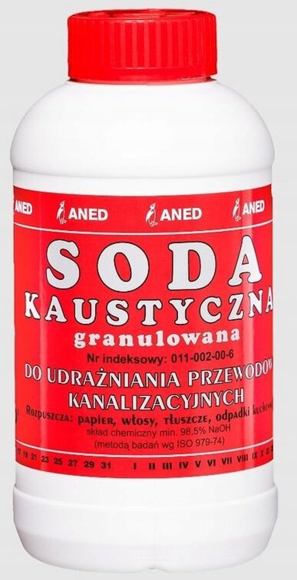 Αποφρακτικό Αποχέτευσης Σόδα Καυστική 0,3kg
