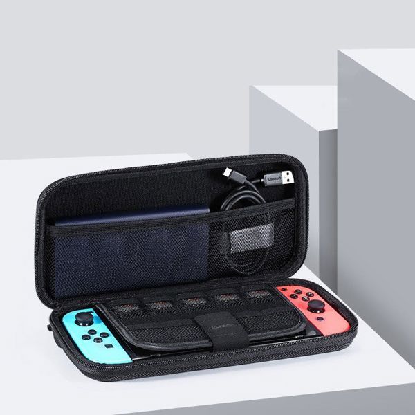 Ugreen Θήκη Μεταφοράς για Nintendo Switch, Σκληρή Θήκη Ταξιδιού για Κονσόλα και Αξεσουάρ, 26.5 x 10 x 13.5 cm (50275)
