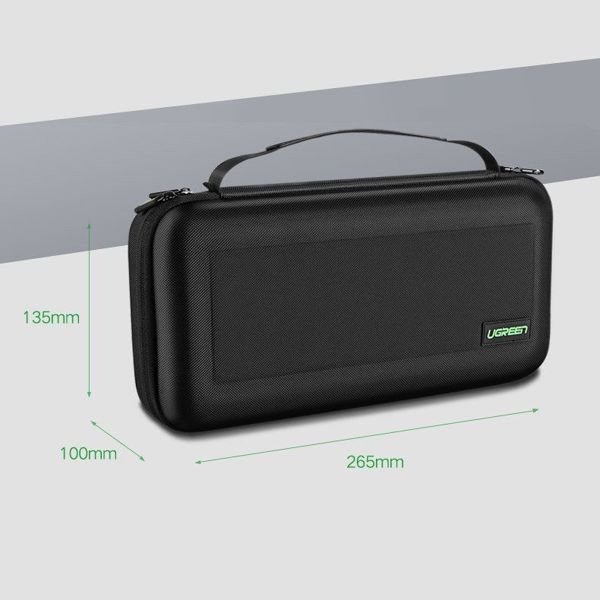 Ugreen Θήκη Μεταφοράς για Nintendo Switch, Σκληρή Θήκη Ταξιδιού για Κονσόλα και Αξεσουάρ, 26.5 x 10 x 13.5 cm (50275)