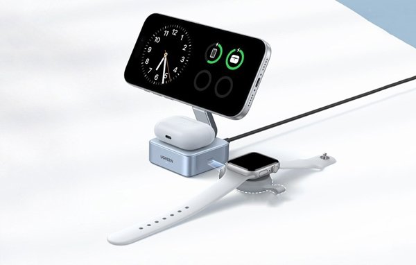 UGREEN W752 2-in-1 Magnetic Wireless Charger 25W