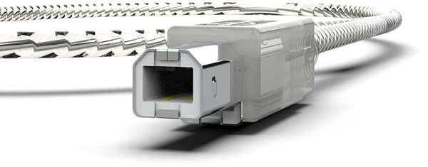 Ugreen IPR-01 Καλώδιο USB 2.0 Type-A σε Type-B, 1.5m, Διάφανο