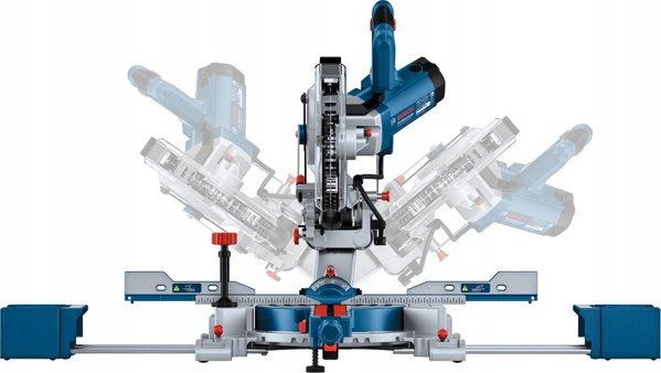 Πριόνι κοπής και μίτρας Bosch Bosch GCM 305-216 D (μπλε, 1,200 watts)