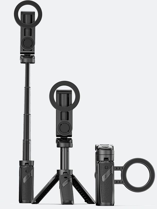 Ulanzi JJ-03S MagSafe Βάση & Selfie Stick για Smartphone με Bluetooth Remote, Περιστροφή 360°