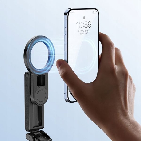 Ulanzi JJ-03S MagSafe Βάση & Selfie Stick για Smartphone με Bluetooth Remote, Περιστροφή 360°
