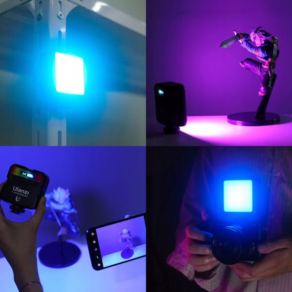 Ulanzi VL49 RGB LED Φωτιστικό Βίντεο & Φωτογραφίας - Φορητή Λάμπα με Ρυθμιζόμενο Χρώμα 360°