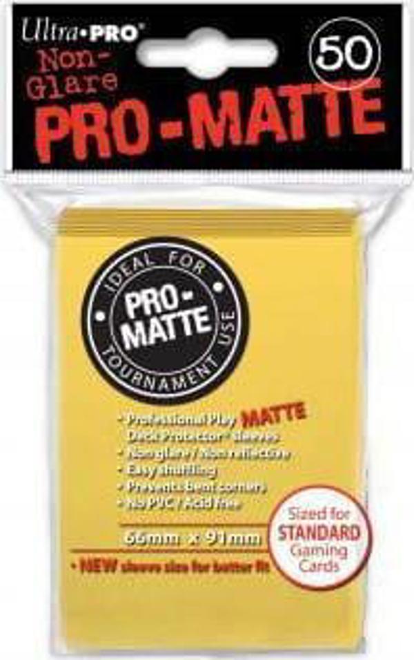 Ultra-Pro Ultra-Pro Deck Protector Pro-Matte Non-Glare Κίτρινο 50 τεμ