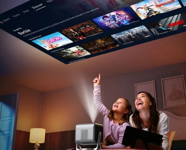 Ultimea Nova C40 Προβολέας κοντινής ρίψης 600 ANSI lumen LCD 4K (4096x2400) Ασημί