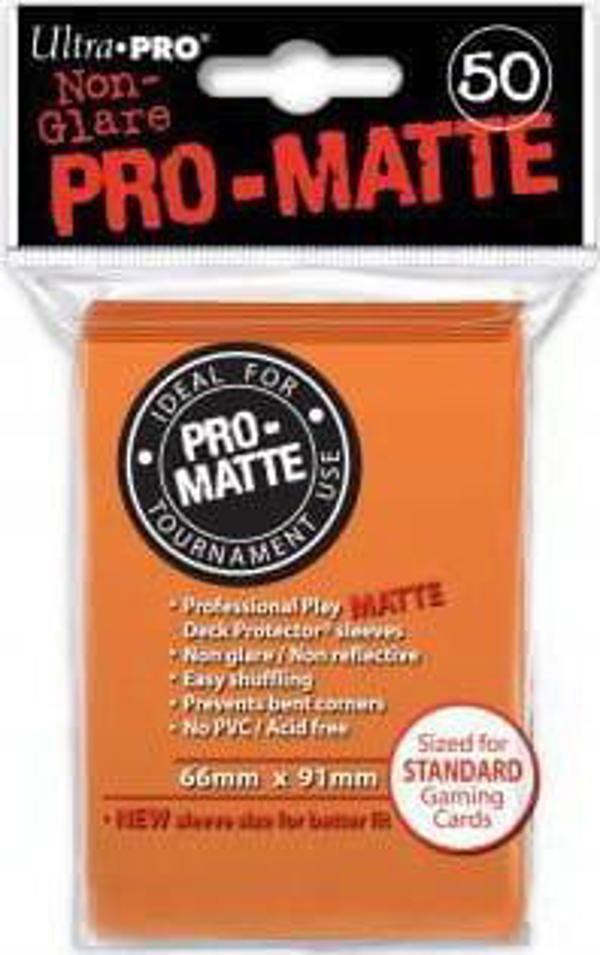 Ultra-Pro ULTRA-PRO Deck Protector - Pro-Matte Non-Glare Orange 50 τεμάχια