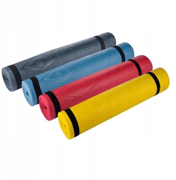 Umbro - Αντιολισθητικό Χαλάκι για Γιόγκα / Fitness 173x61 cm (Κίτρινο)
