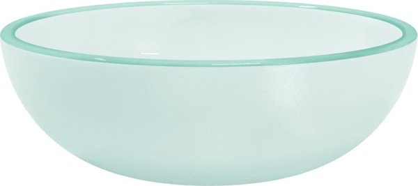 vidaXL Νιπτήρας από ματ σκληρυμένο γυαλί, 35x12 cm