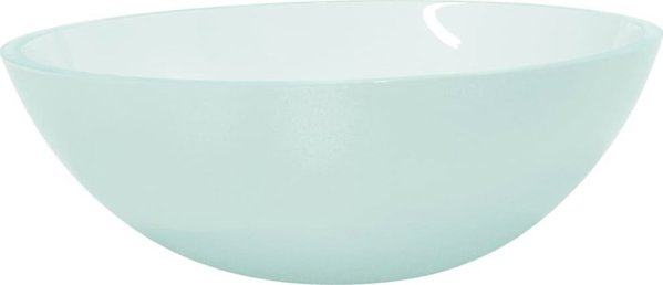 vidaXL Νιπτήρας από ματ γυαλί, 50x37x14 εκ