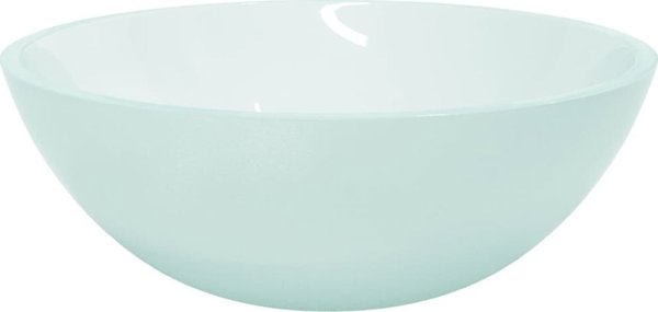 vidaXL Νιπτήρας από ματ γυαλί, 50x37x14 εκ