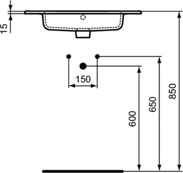 Umywalka Ideal Standard Tempo 61cm (E066801)