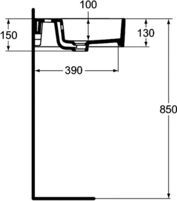 Umywalka Ideal Standard Strada 60cm (K077801)