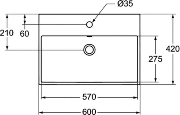 Umywalka Ideal Standard Strada 60cm (K077801)