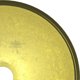 vidaXL νιπτήρας από σκληρυμένο γυαλί, 30x12 cm, χρυσός