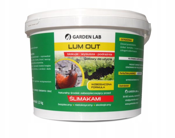 UN BARIERA NATURALNA PRZECIW ÅLIMAKOM 1.5KG LUMOUT