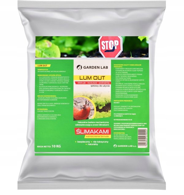 UN BARIERA NATURALNA PRZECIW ÅLIMAKOM 1.5KG LUMOUT