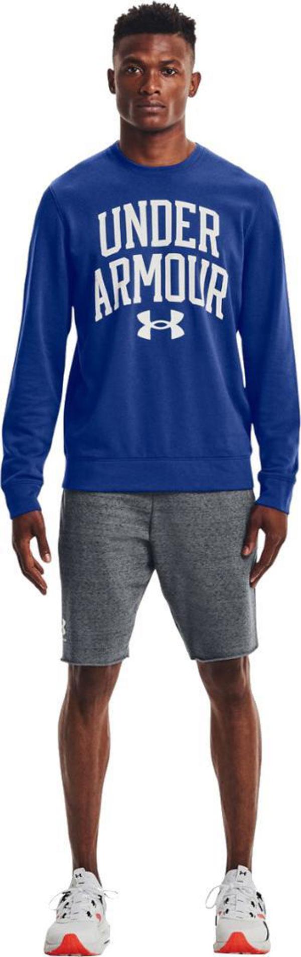 Under Armour Under Armour Rival Terry Crew 1361561-432 Niebieskie XL