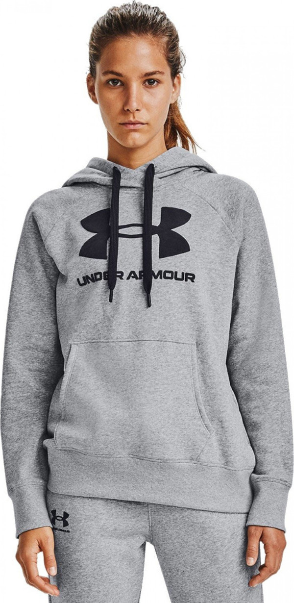 Under Armour Under Armour Rival Fleece Logo Hoodie 1356318-035 szary S