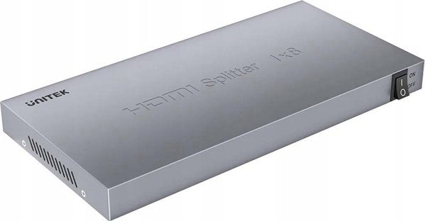 Unitek Διανομέας Σήματος HDMI 1 IN-8 OUT 4K, 1 Είσοδος σε 8 Εξόδους, Υποστήριξη Υψηλής Ανάλυσης