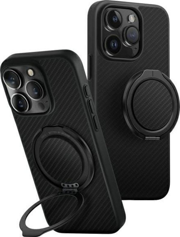 UNIQ Keva Air iPhone 16 Pro 6.3" Θήκη Φόρτισης Magclick Μαύρο/Carbon Black