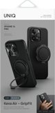 UNIQ Keva Air iPhone 16 Pro 6.3" Θήκη Φόρτισης Magclick Μαύρο/Carbon Black
