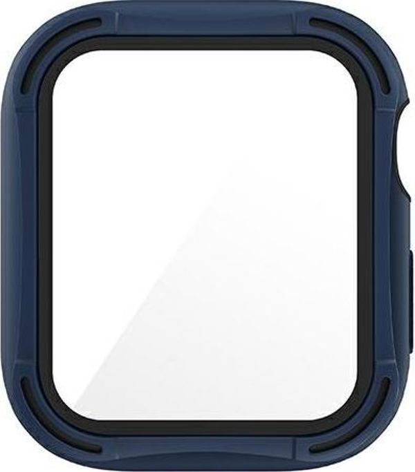 UNIQ Θήκη Torres για Apple Watch Series 4/5/6/SE 40mm, Προστασία 3 Επιπέδων με Screen Protector, Μπλε (Navy)