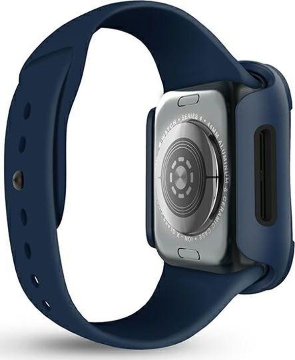 UNIQ Θήκη Torres για Apple Watch Series 4/5/6/SE 40mm, Προστασία 3 Επιπέδων με Screen Protector, Μπλε (Navy)