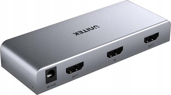 Unitek HDMI Splitter 1 In 2 Out 4K UHD, Διαχωριστής Σήματος HDMI