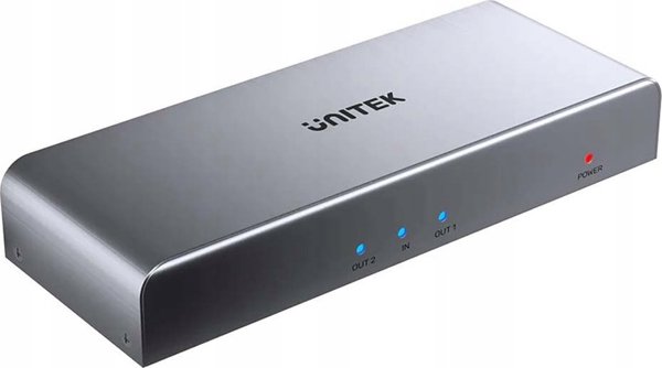 Unitek HDMI Splitter 1 In 2 Out 4K UHD, Διαχωριστής Σήματος HDMI