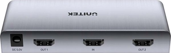 Unitek HDMI Splitter 1 In 2 Out 4K UHD, Διαχωριστής Σήματος HDMI