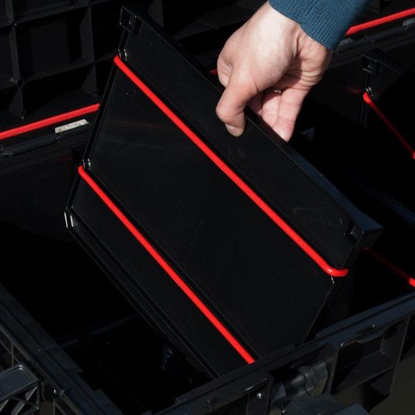 Qbrick System One Longer Technik Εργαλειοθήκη με Ρόδες, Φορητό Κουτί Εργαλείων Μεγάλης Χωρητικότητας