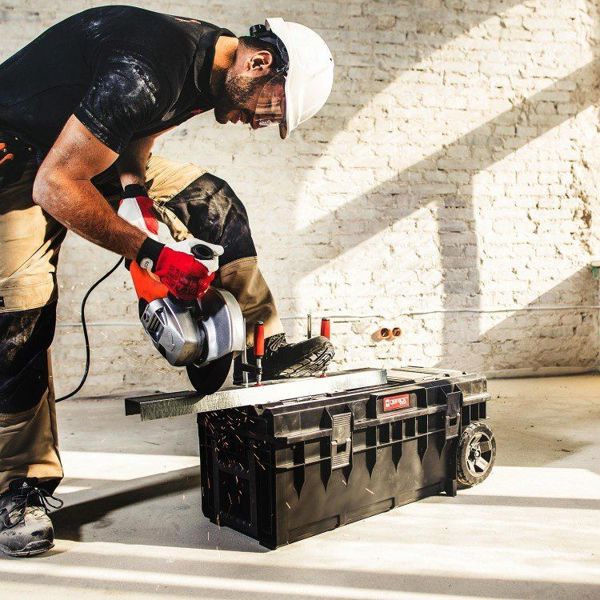 Qbrick System One Longer Technik Εργαλειοθήκη με Ρόδες, Φορητό Κουτί Εργαλείων Μεγάλης Χωρητικότητας