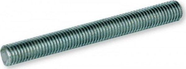 Ανοξείδωτο σπειροτομημένο ράβδο Unimet DIN 975 6x1000mm A2