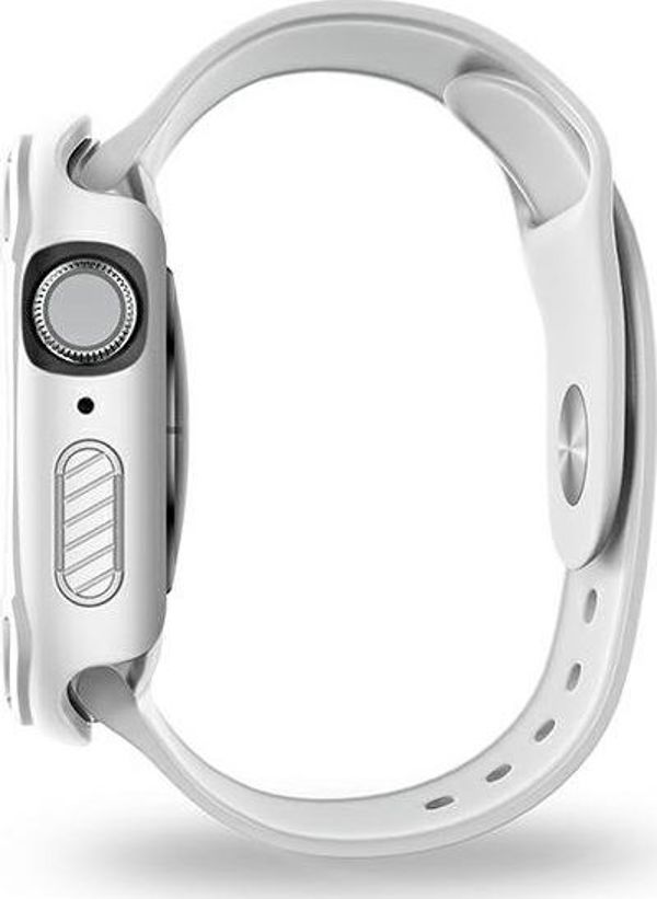 Θήκη UNIQ Torres για Apple Watch Series 4/5/6/SE 40mm, Ανθεκτική Προστασία 3 Επιπέδων με Screen Protector, Λευκό