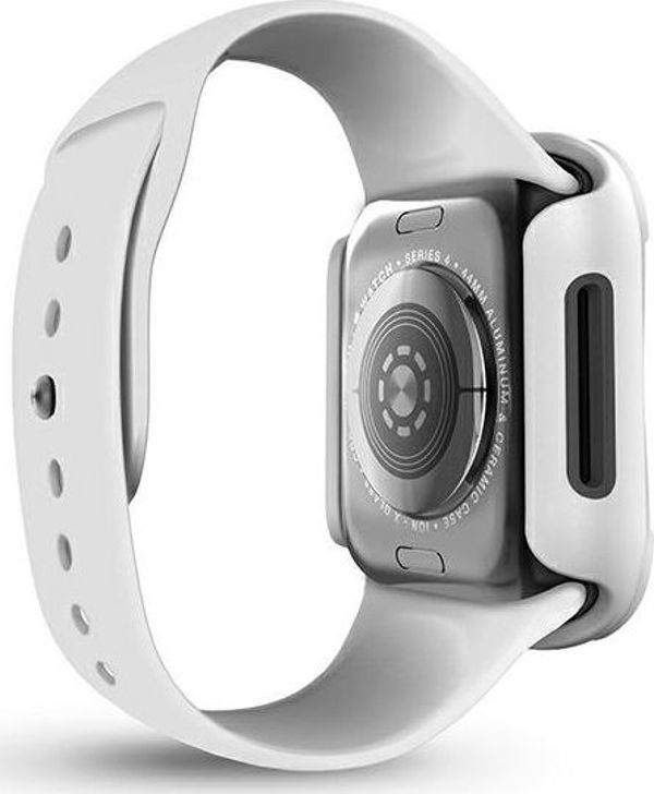 Θήκη UNIQ Torres για Apple Watch Series 4/5/6/SE 40mm, Ανθεκτική Προστασία 3 Επιπέδων με Screen Protector, Λευκό