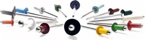 Unimet NIT ZRYWALNY ALUMINIOWO-STALOWY 4.0*8MM RAL 9005