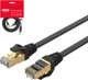 Unitek Καλώδιο Δικτύου Cat 7, SSTP, Flat, 10Gbps, 2m, Μαύρο (C1897BK-2M)