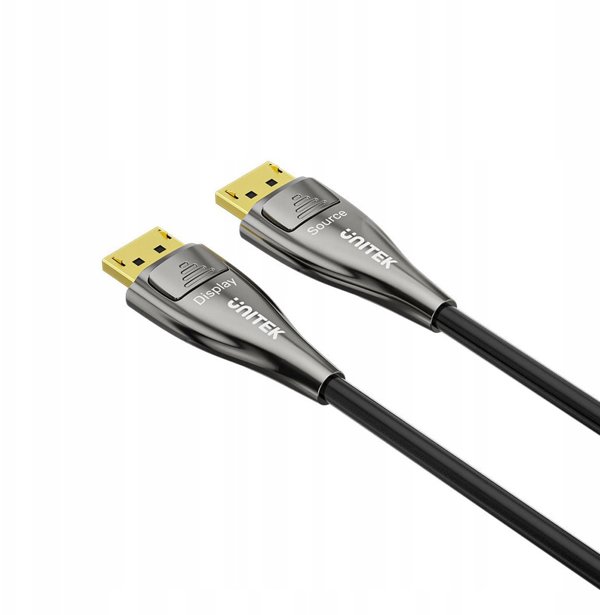 Unitek Καλώδιο οπτικής ίνας 8K Display Port 2.1 20m