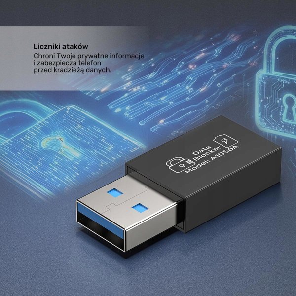 Unitek Αντάπτορας Μπλοκαρίσματος Δεδομένων USB-A
