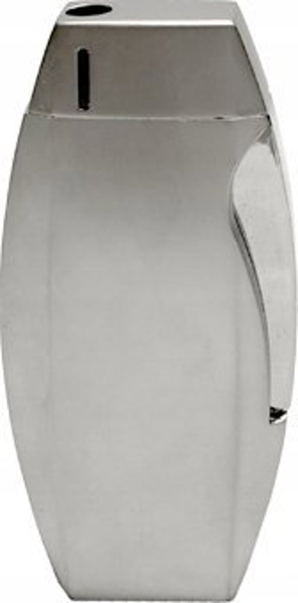 Unilight Μεταλλικός Αναπτήρας OVAL Satin Chrome, Σετ με Κομψή Θήκη Δώρου